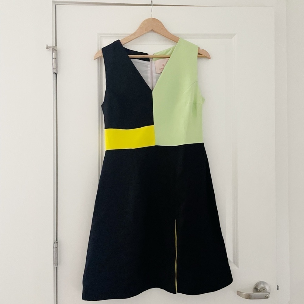 Roksanda Iincic Basketweave Colorblock Dress - Picture 3 of 10